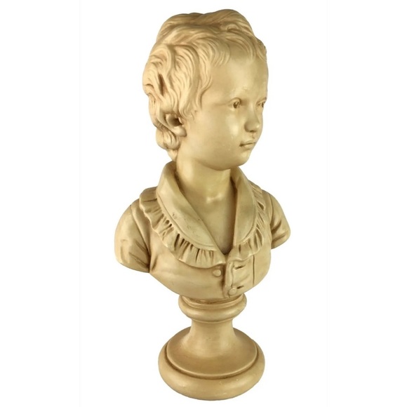 Portrait Bust of Boy Statue - Picture 8 of 15